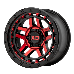 XD140 RECON GLOSS BLACK MACHINED WITH RED TINT
